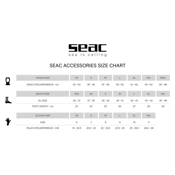 Socken Standard Hd 2,5mm XL Seac 0403-05