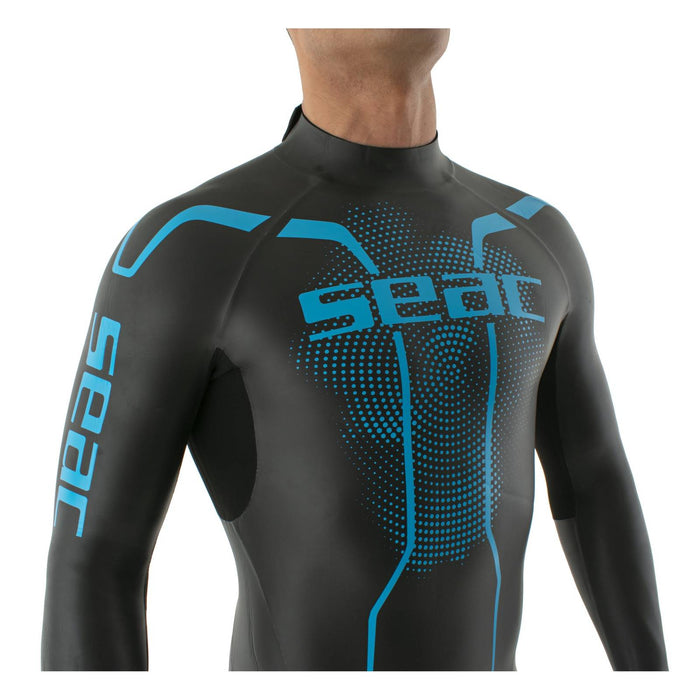 Neoprenanzug Pace Mann 2,5-3,5mm Schwarz-Blau S Seac 1-133-S