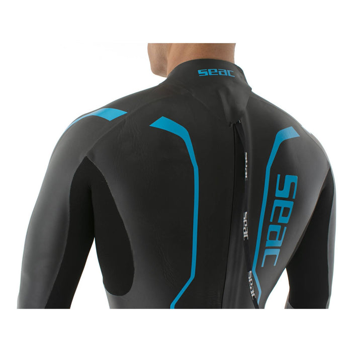 Neoprenanzug Pace Mann 2,5-3,5mm Schwarz-Blau S Seac 1-133-S
