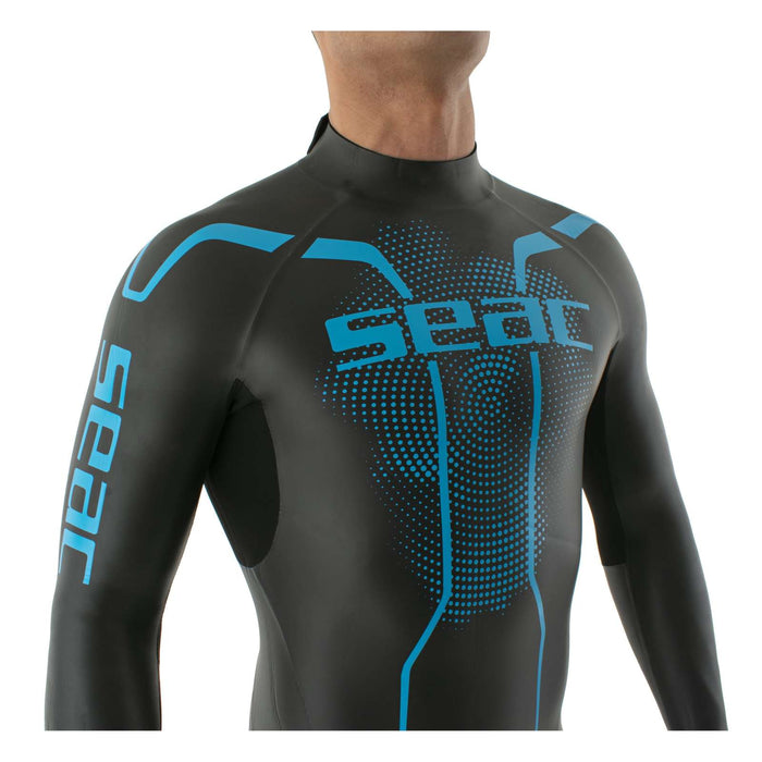 Neoprenanzug Pace Mann 2,5-3,5mm Schwarz-Blau XXXL Seac 1-133-XXXL