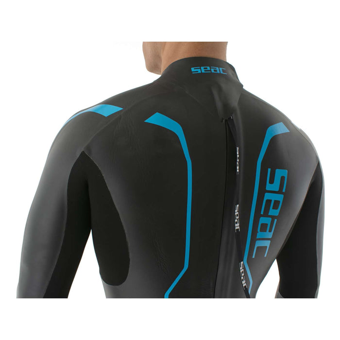 Neoprenanzug Pace Mann 2,5-3,5mm Schwarz-Blau XXXL Seac 1-133-XXXL