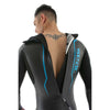 Neoprenanzug Pace Mann 2,5-3,5mm Schwarz-Blau XXXL Seac 1-133-XXXL