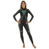 Neoprenanzug Pace Frau 2,5-3,5mm Schwarz-Türkis L Seac 1-134-L