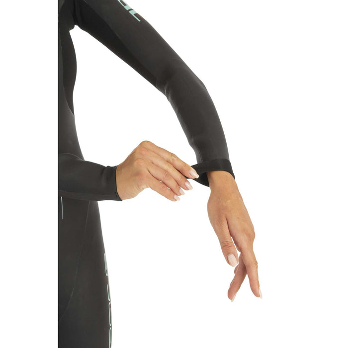 Neoprenanzug Pace Frau 2,5-3,5mm Schwarz-Türkis M Seac 1-134-M