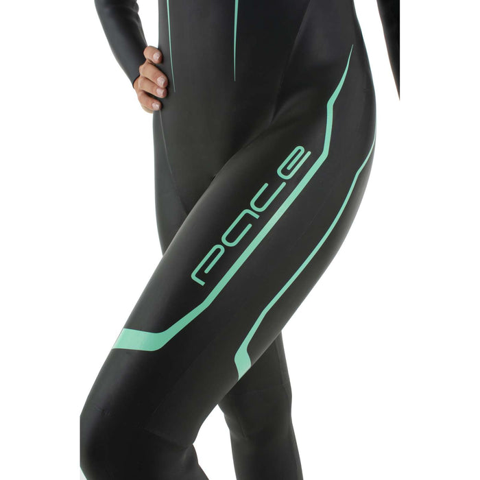 Neoprenanzug Pace Frau 2,5-3,5mm Schwarz-Türkis M Seac 1-134-M