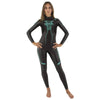 Neoprenanzug Pace Frau 2,5-3,5mm Schwarz-Türkis XS Seac 1-134-XS