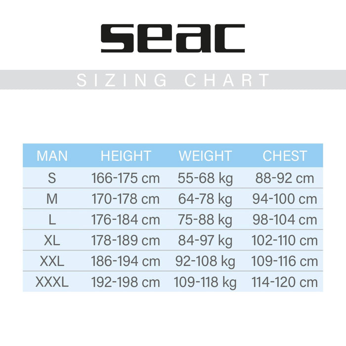 Neoprenjacke Snake Mann 7mm Camo XXXL Seac 1-142-XXXL