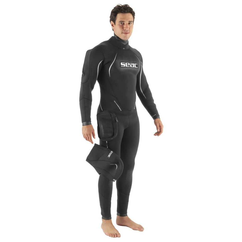 Halbtrockener Anzug Spacedry Herren 7mm M Seac 1-154-M