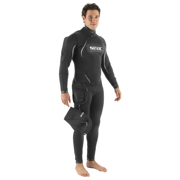 Halbtrockener Anzug Spacedry Herren 7mm M Seac 1-154-M