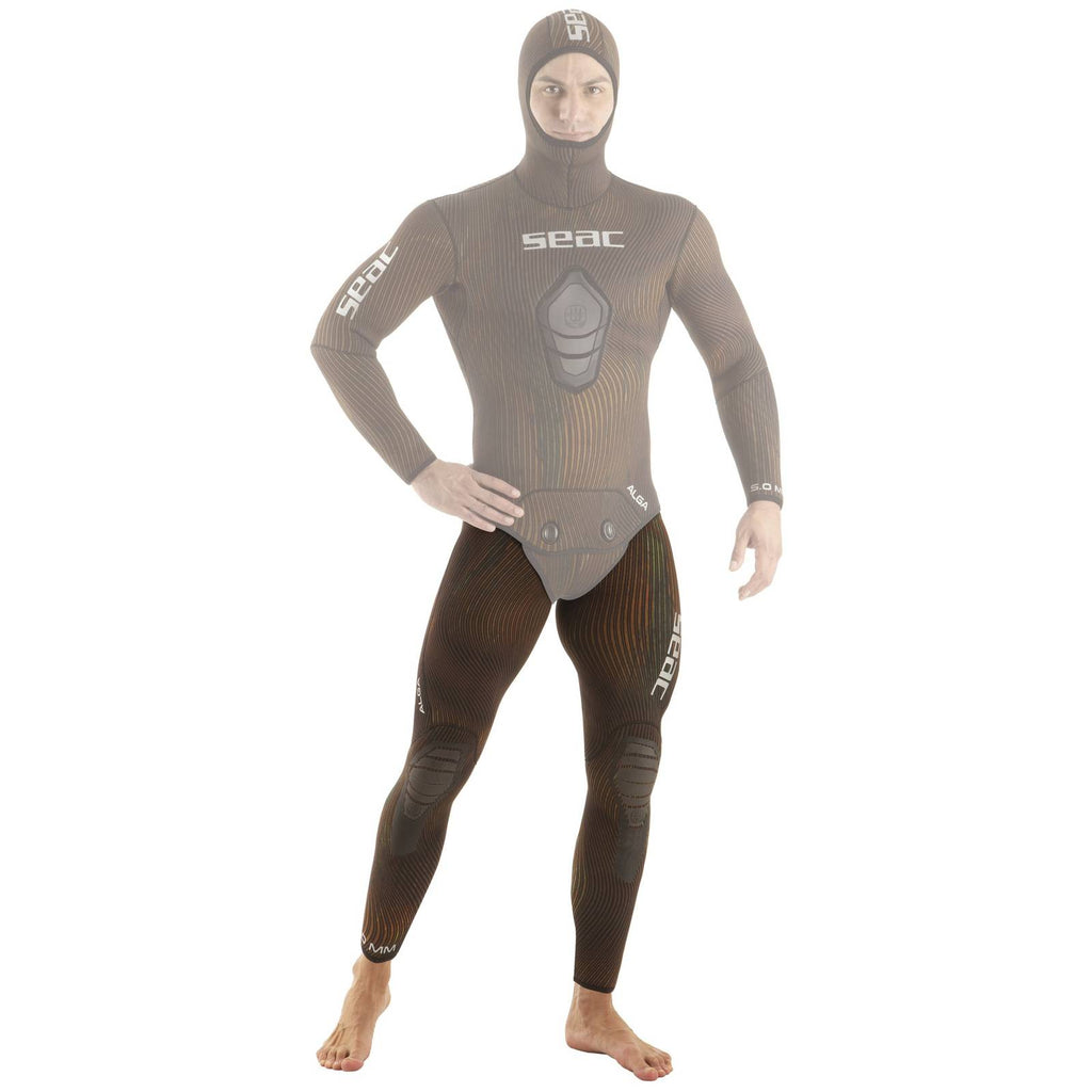 Neoprenhose Alga Mann 3mm Braun XXXL Seac 1-162-XXXL