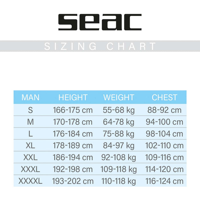 Neoprenanzug Ciao Mann 2,5mm M Seac 1-18-M