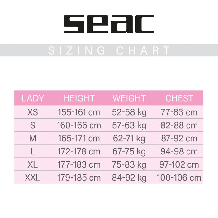Neoprenanzug Ciao Frau 2,5mm XL Seac 1-19-XL