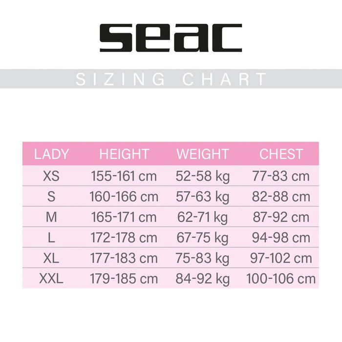 Neoprenanzug Ciao Frau 2,5mm XS Seac 1-19-XS