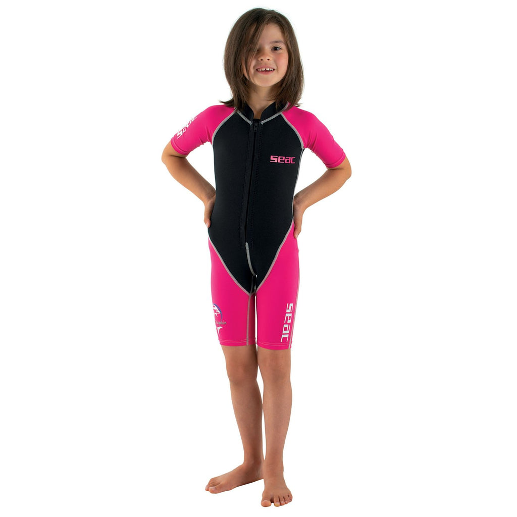 Shorty Dolphin Mädchen 1,5 mm Pink 5 Jahre Seac 1-88-5A