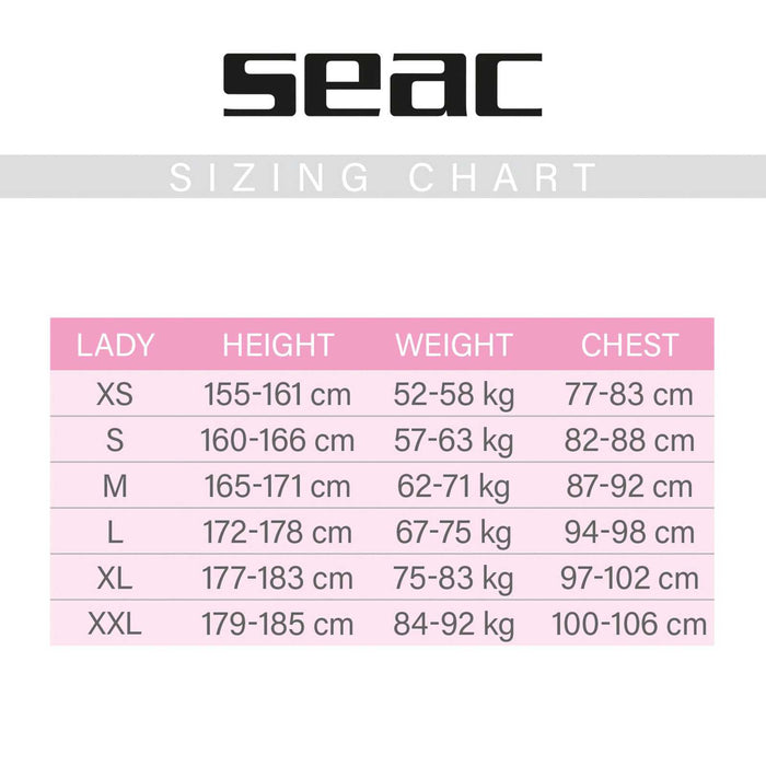 Neoprenanzug Feel Ultraflex Frauen 3mm XS Seac 1-90-XS