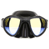 Spearfishing Maske Hunter Schwarz Gelb-Spiegelbeschichtet Marlin 10304