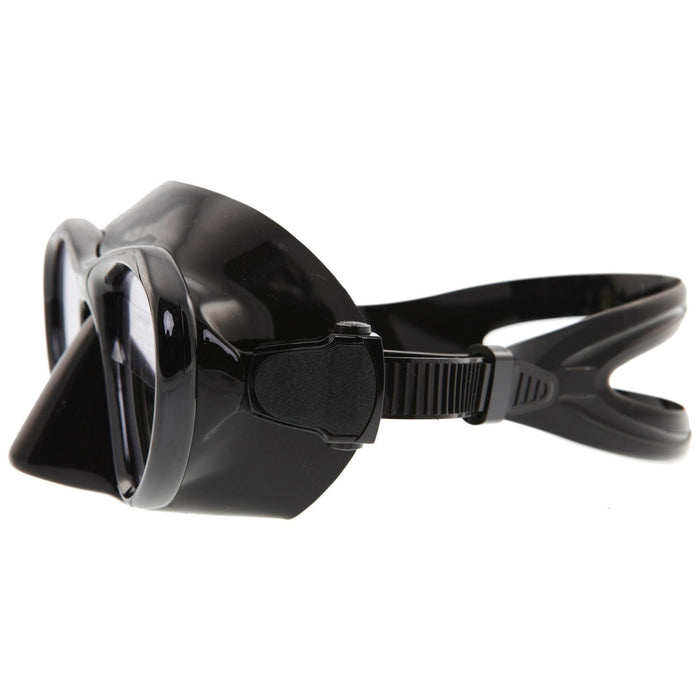 Spearfishing Maske Hunter Schwarz Gelb-Spiegelbeschichtet Marlin 10304