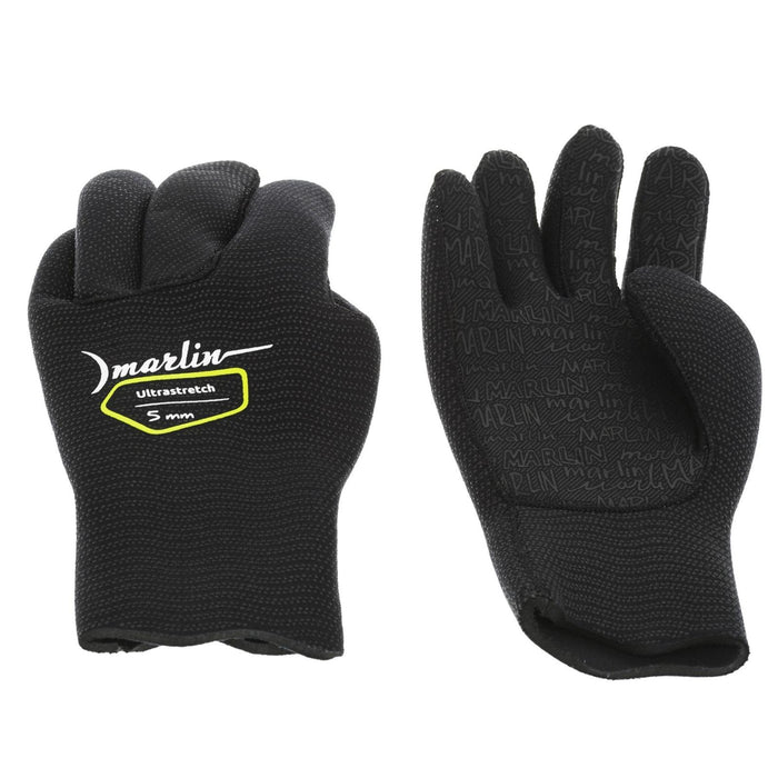 Tauchhandschuhe Ultrastretch 5mm Schwarz Größe S Marlin 10514