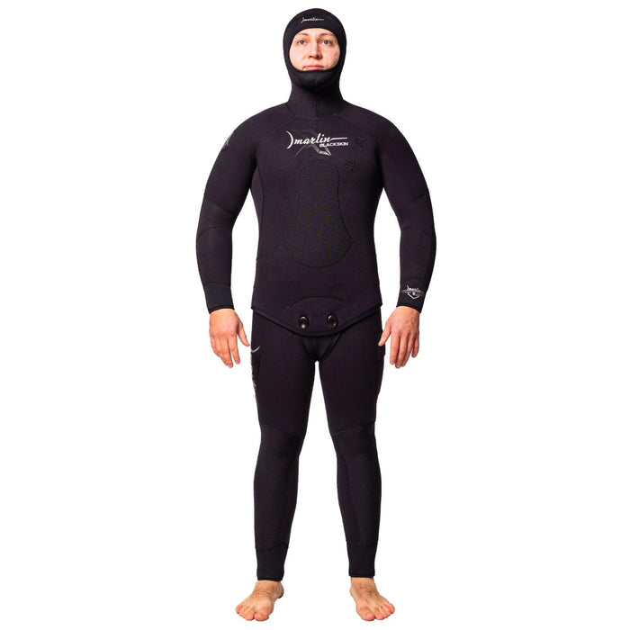 Spear-Fischanzug Komplett Neopren Schwarz Herren 5mm Schwarz Größe M Marlin 10950