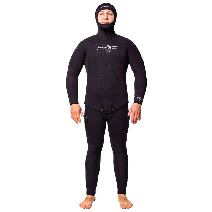 Spear-Fischanzug Komplett Neopren Schwarz Herren 5mm Schwarz Größe LX Marlin 10953