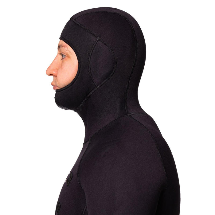 Spear-Fischanzug Komplett Neopren Schwarz Herren 5mm Schwarz Größe XXXL Marlin 10956