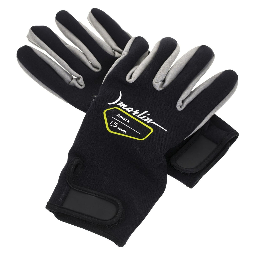 Tauchhandschuhe Amara 1.5mm Schwarz-Grau Größe S Marlin 1096042