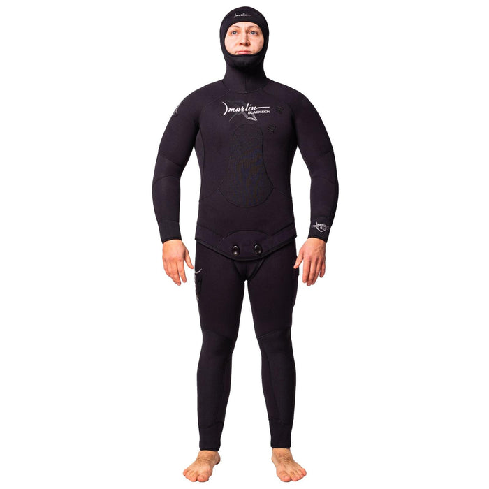 Spear-Fischanzug Komplett Neopren Schwarz Herren 9mm Schwarz Größe XL Marlin 10975