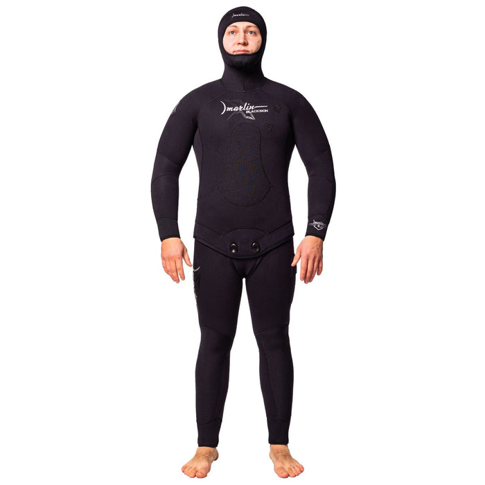 Spear-Fischanzug Komplett Neopren Schwarz Herren 9mm Schwarz Größe XXL Marlin 10976