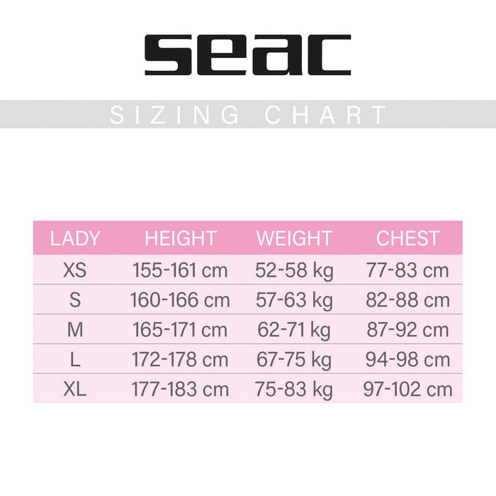 Hoodie Frauen 2mm XS Seac 11-31-XS