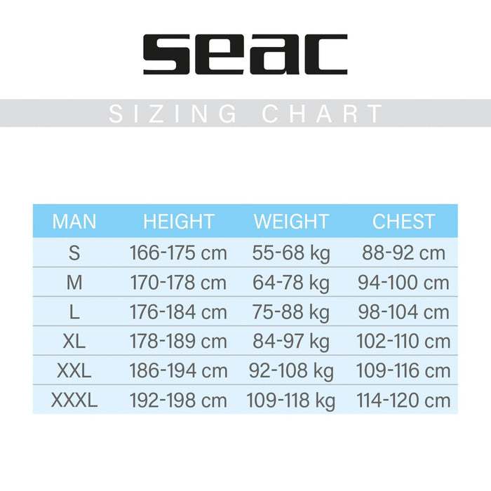 Kurzweste Männer 2,5mm S Seac 11-4-S