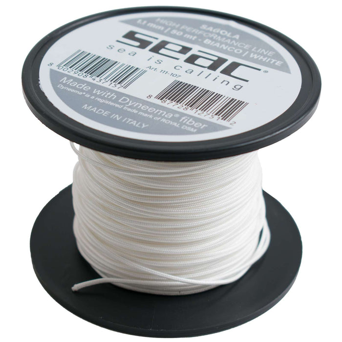 Kern Dyneema Weiß 50m 1,1mm Seac 111-107