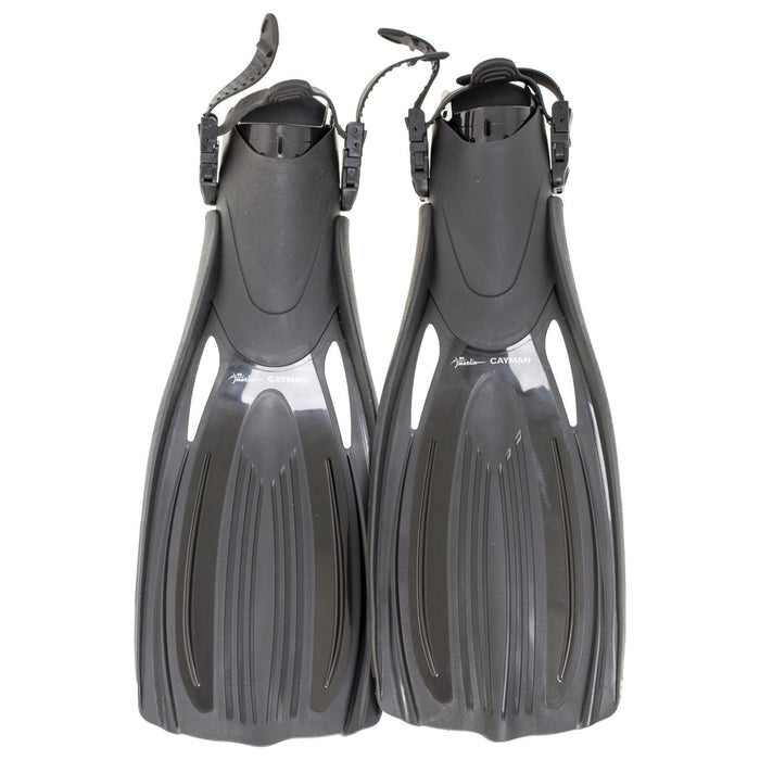 Tauchflossen Cayman Offene Ferse Schwarz Größe L-44,5-46 Marlin 11262