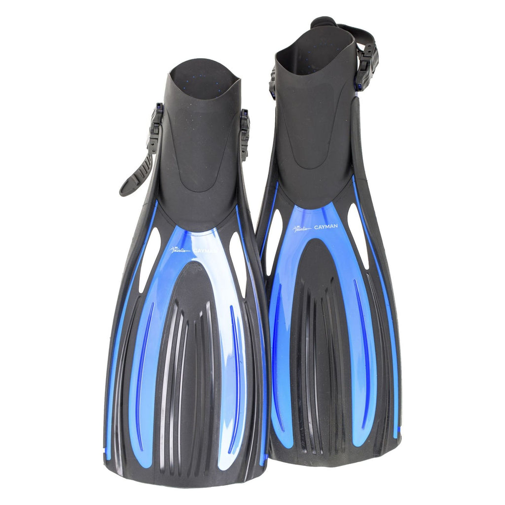 Tauchflossen Cayman Offene Ferse Blau Größe XL-47-48,5 Marlin 11545