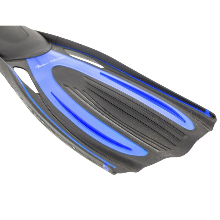 Tauchflossen Cayman Offene Ferse Blau Größe XL-47-48,5 Marlin 11545
