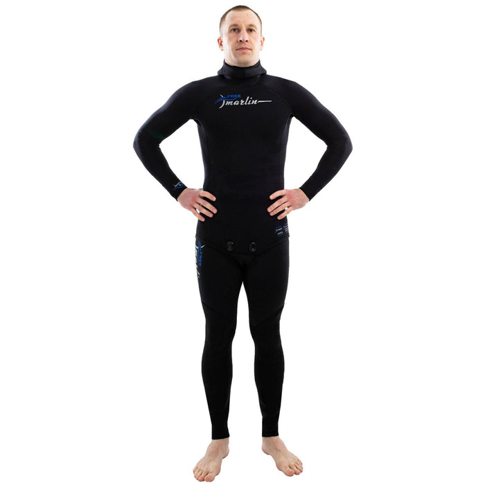 Freediving Vollanzug Freier Mann 5mm Schwarz Größe XL Marlin 116988