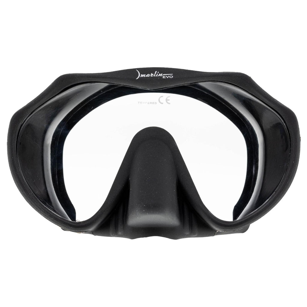 Schnorchelmaske Rahmenslos Evo Schwarz Marlin 117439
