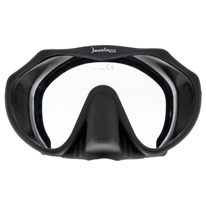 Schnorchelmaske Rahmenslos Evo Schwarz Marlin 117439