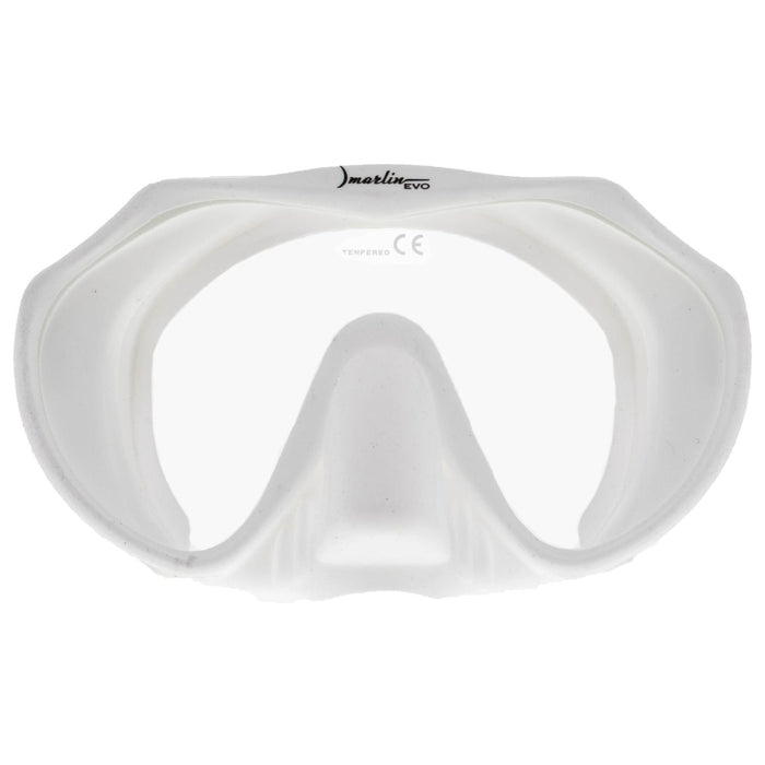 Schnorchelmaske Rahmenslos Evo Weiß Marlin 117441