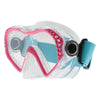 Schnorchelmaske Look Kinder Pink-Klar Marlin 117443