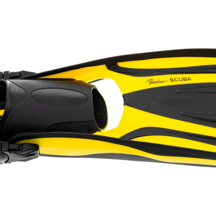 Tauchflossen Scuba Ebs Gelb Größe S-35,5-40 Marlin 117451