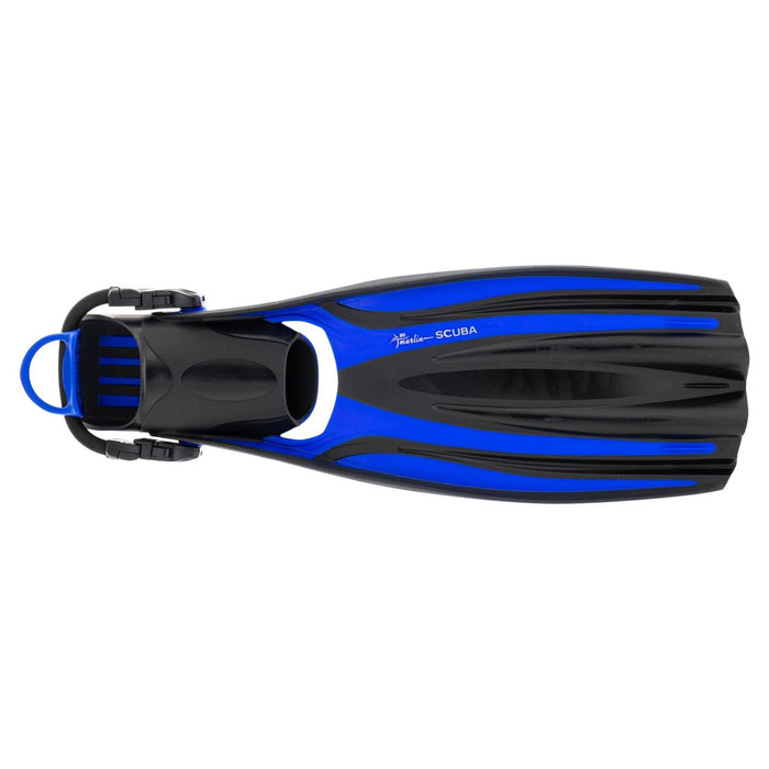 Tauchflossen Scuba Ebs Blau Größe S-35,5-40 Marlin 117454