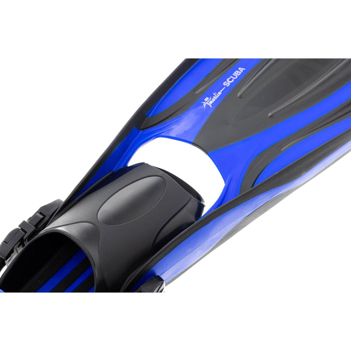 Tauchflossen Scuba Ebs Blau Größe S-35,5-40 Marlin 117454