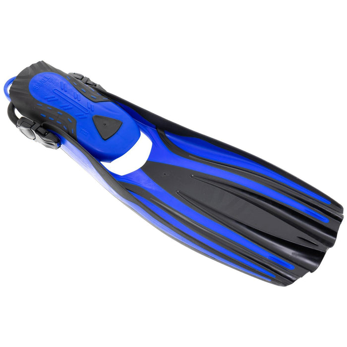 Tauchflossen Scuba Ebs Blau Größe S-35,5-40 Marlin 117454