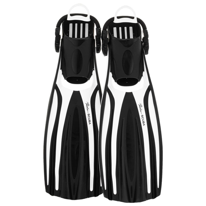 Tauchflossen Scuba Ebs Weiß Größe S-35,5-40 Marlin 117456