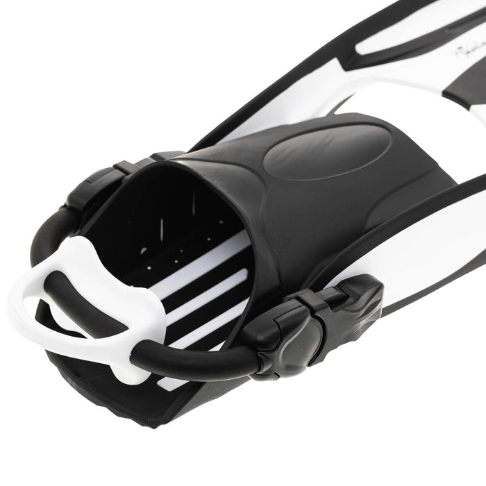 Tauchflossen Scuba Ebs Weiß Größe S-35,5-40 Marlin 117456