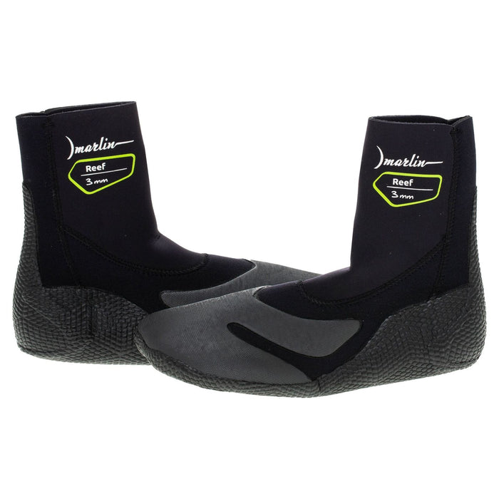 Tauchschuhe Reef 2.0 3mm Schwarz Größe XXXL Marlin 117543