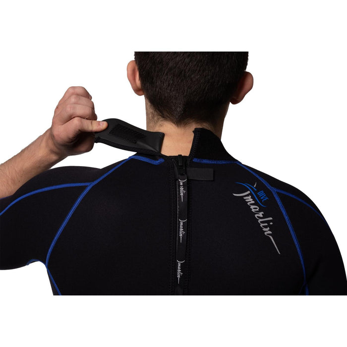 Shorty Neoprenanzug Malibu Herren 2.5mm Schwarz-Blau Größe XL Marlin 117607