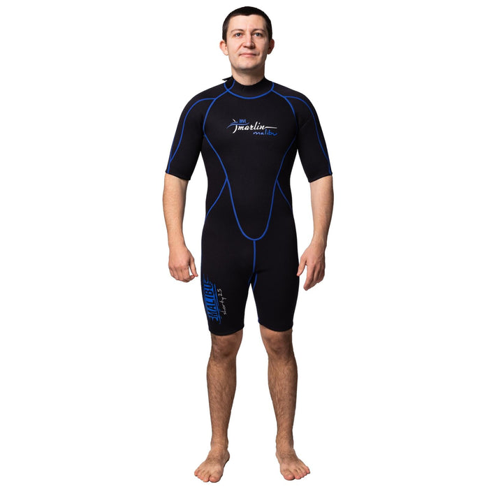 Shorty Neoprenanzug Malibu Herren 2.5mm Schwarz-Blau Größe XL Marlin 117607