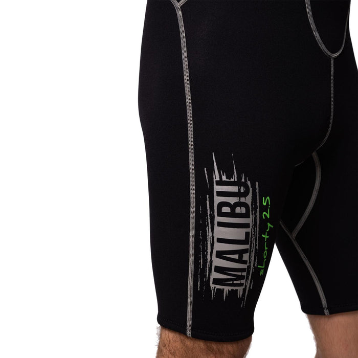 Shorty Neoprenanzug Malibu Herren 2.5mm Schwarz-Silber Größe XXL Marlin 117615