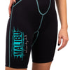 Shorty Neoprenanzug Malibu Damen 2.5mm Schwarz-Aqua Blau Größe M Marlin 117623
